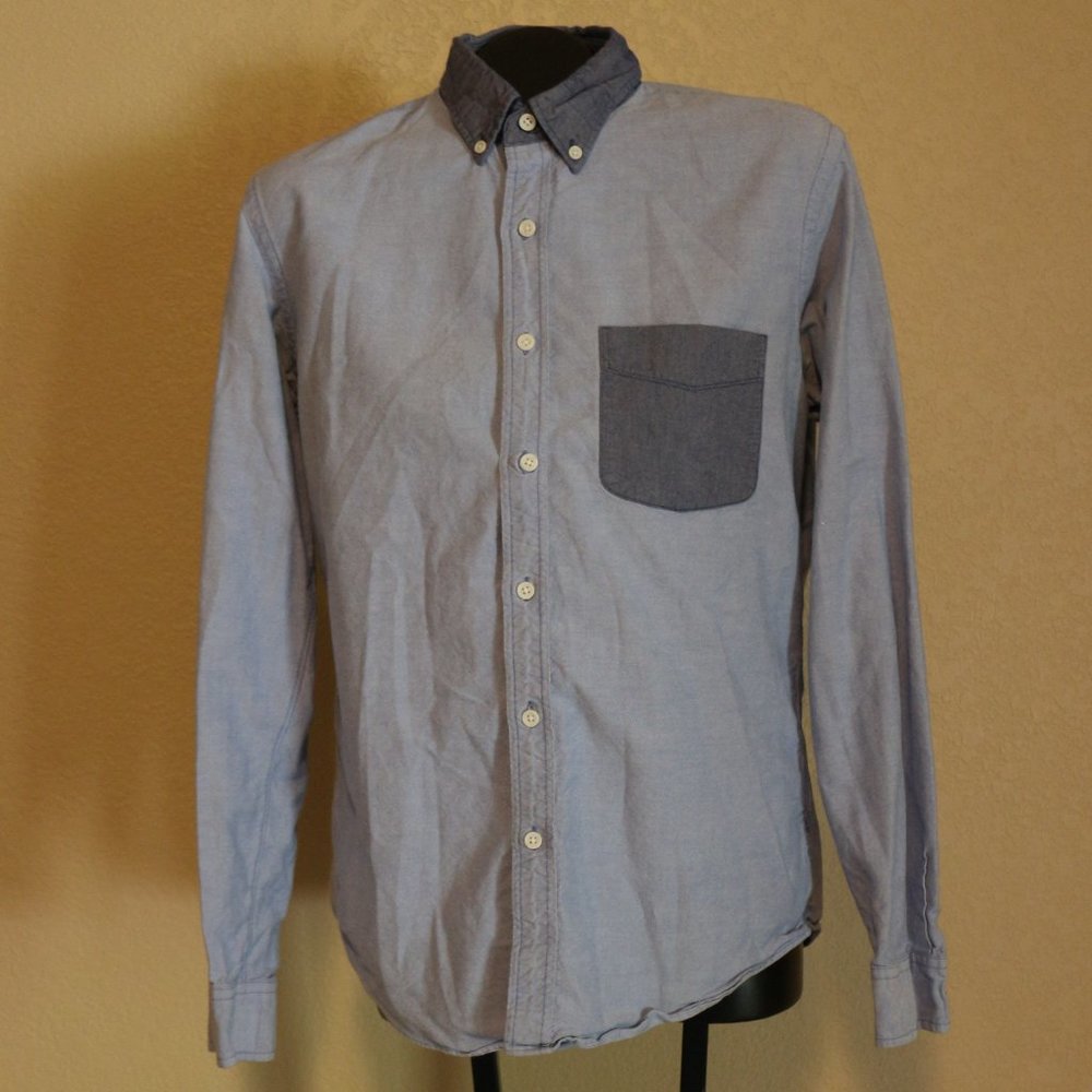 J.Crew Oxfors Mens Small Slim Fit Dress Shirt